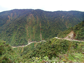 kles&aacute;n&iacute; do oblasti Severn&iacute; Yungas